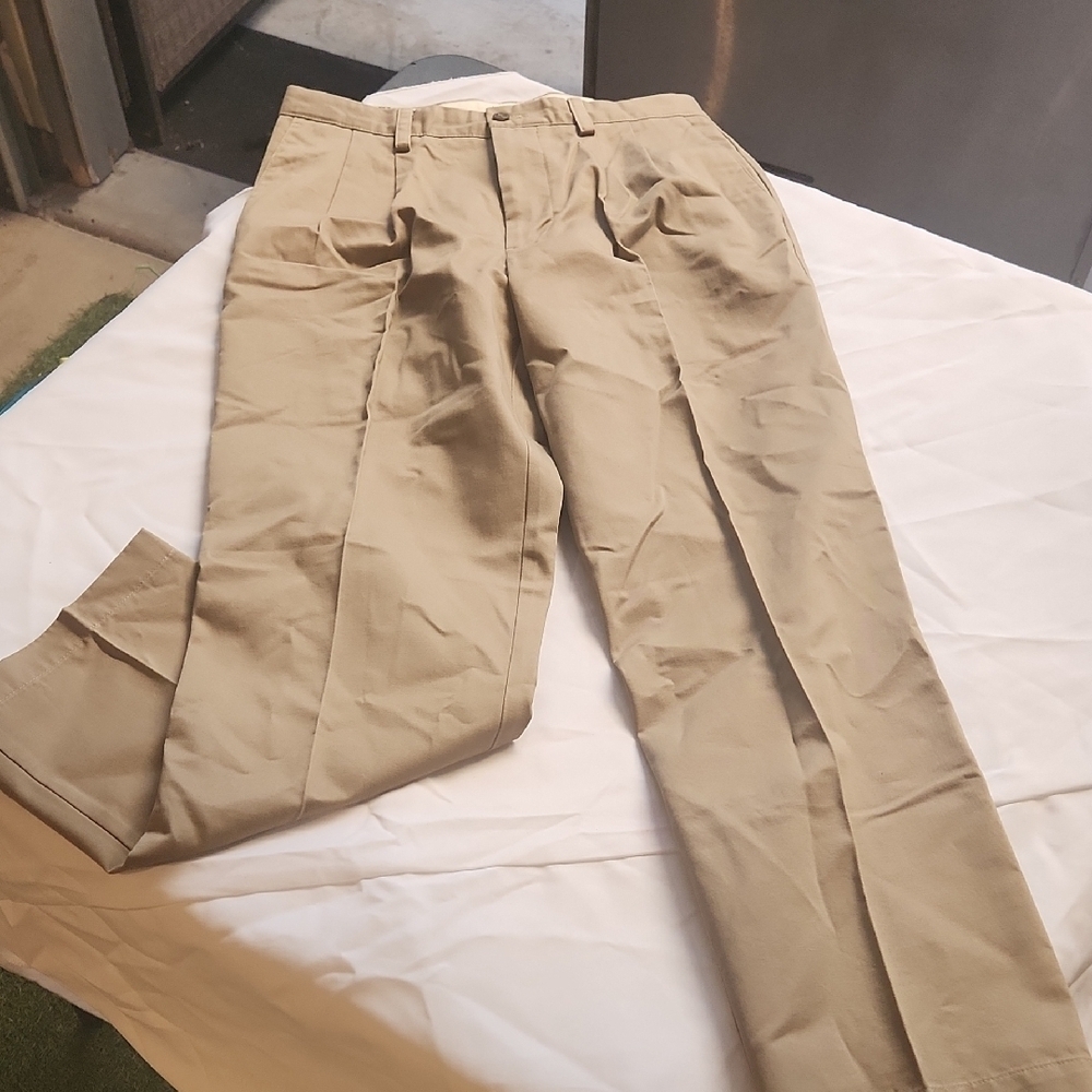 Dockers Tan Chinos Classic Straight-Leg Pants